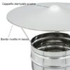 Terminale Tondo da: 80 a 200 Comignolo Cinese Cappelletto