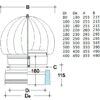 Terminale Eolico Girevole DP da: 80 a 180