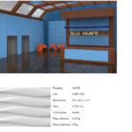 Pannelli decorativi 3D Wave