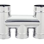 Terminale Tondo da: 80 a 180 Comignolo ad H