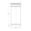Tubo Acciaio Inox mm 500 da: 80 a 150 per canna fumaria