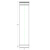 Tubo Acciaio Inox mm 1.000 da: 80 a 120 per canne fumarie