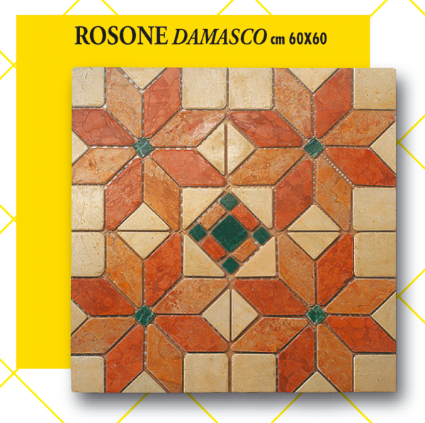 Rosone Damasco cm 60 x 60