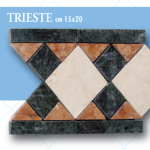 Listello Trieste cm 15 x 20