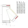 Raccordo a T 135° Doppia Parete - immagine 2